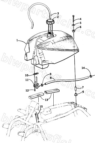 FUEL TANK ASSEMBLY diagram