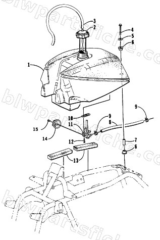 FUEL TANK ASSEMBLY diagram