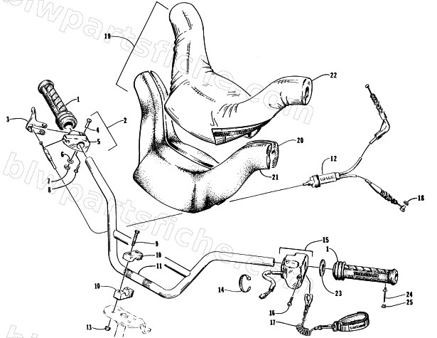HANDLEBAR ASSEMBLY diagram