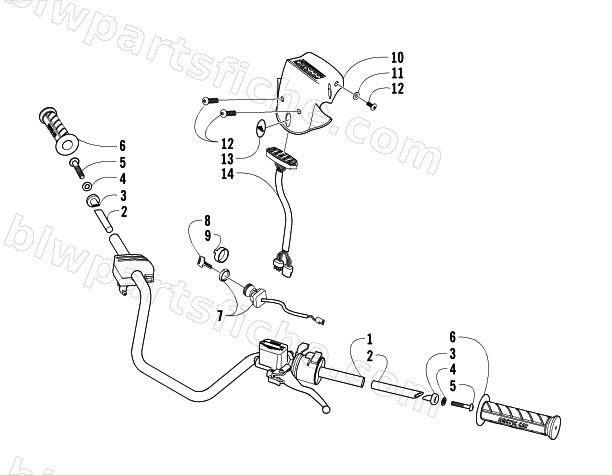 HANDLEBAR ASSEMBLY diagram