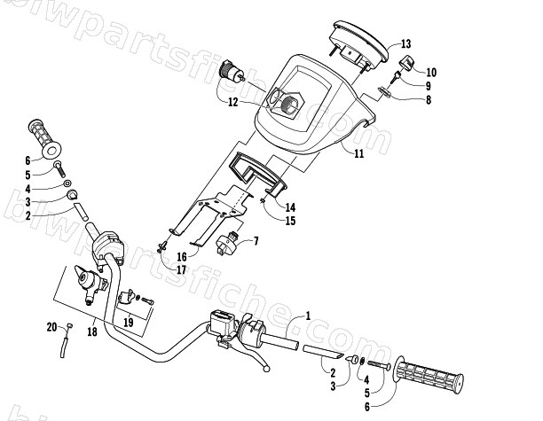 HANDLEBAR ASSEMBLY diagram