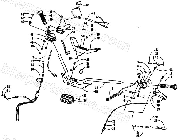 HANDLEBAR ASSEMBLY diagram