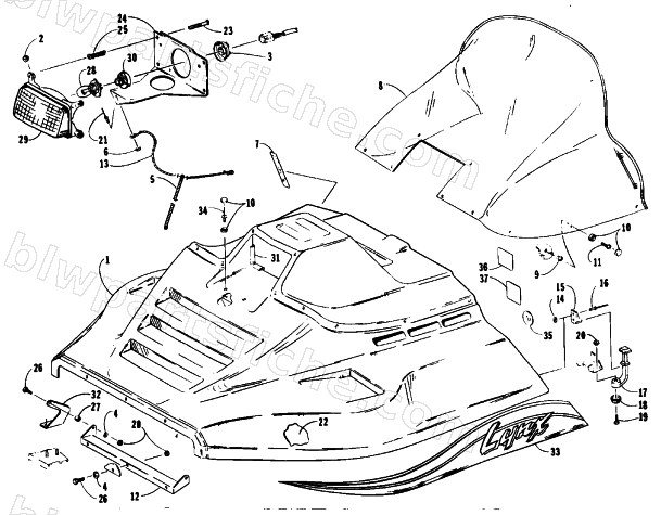 HOOD ASSEMBLY diagram