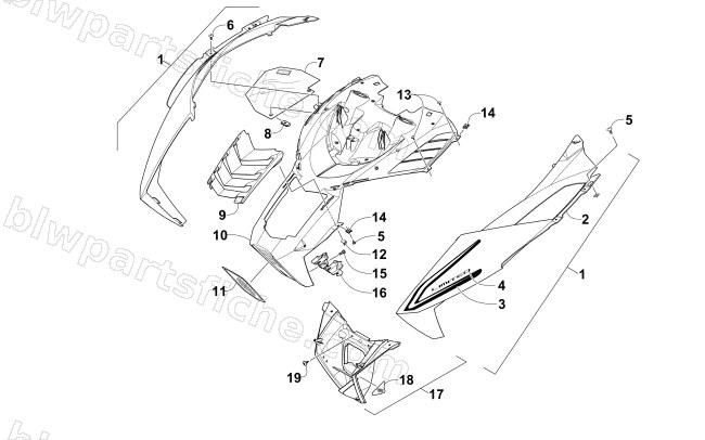 HOOD ASSEMBLY diagram