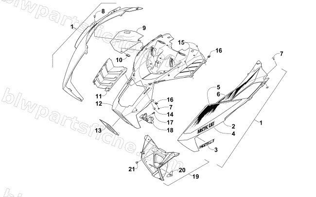 HOOD ASSEMBLY diagram