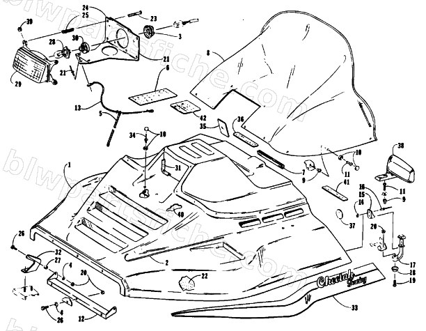 HOOD ASSEMBLY diagram