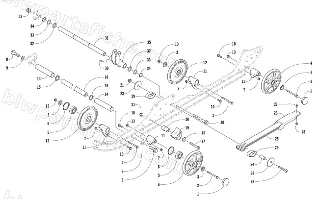 IDLER WHEEL ASSEMBLY diagram