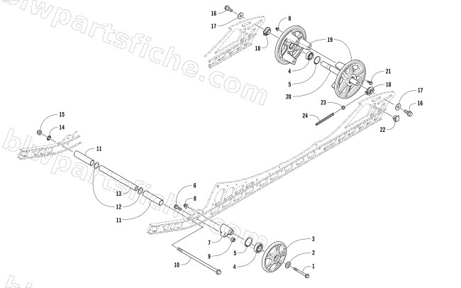 IDLER WHEEL ASSEMBLY diagram