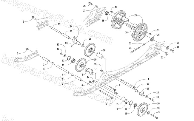 IDLER WHEEL ASSEMBLY diagram