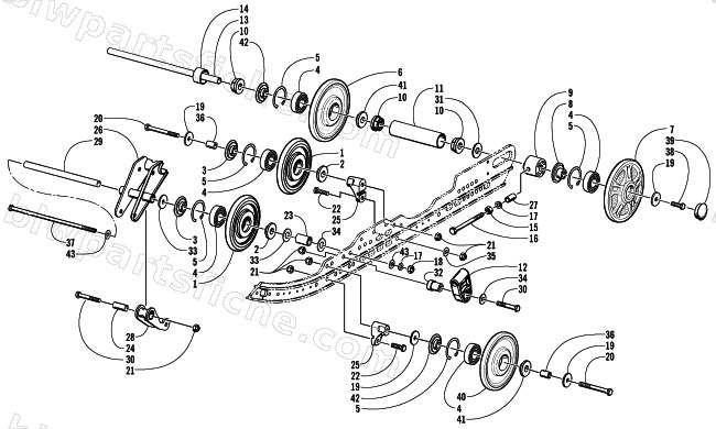 IDLER WHEEL ASSEMBLY diagram