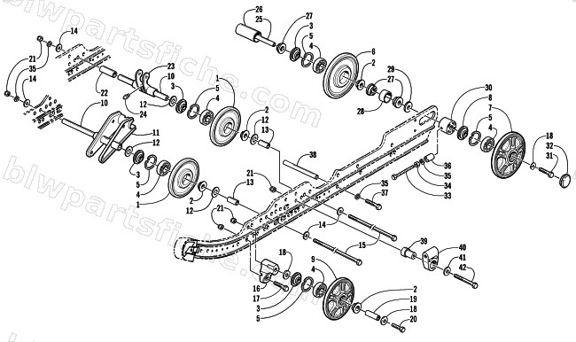IDLER WHEEL ASSEMBLY diagram