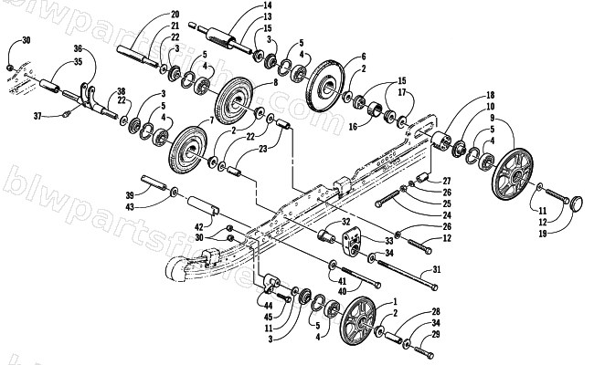 IDLER WHEEL ASSEMBLY diagram