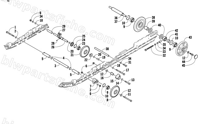 IDLER WHEEL ASSEMBLY diagram
