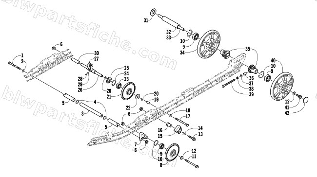 IDLER WHEEL ASSEMBLY diagram