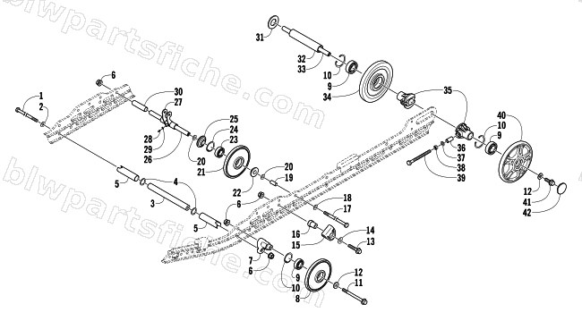 IDLER WHEEL ASSEMBLY diagram