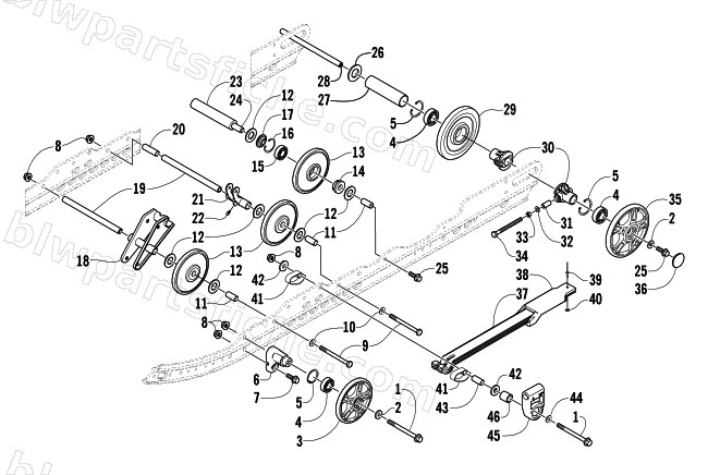 IDLER WHEEL ASSEMBLY diagram