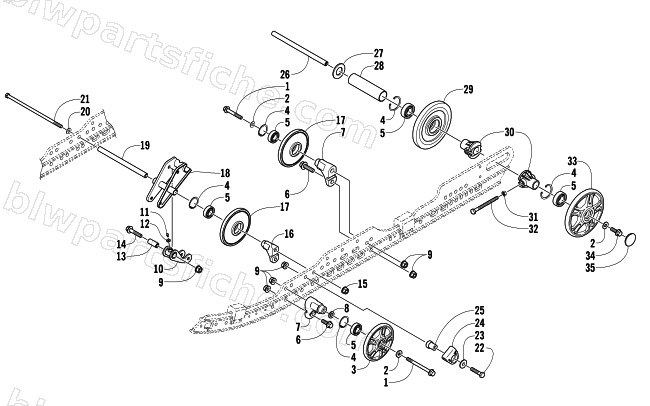 IDLER WHEEL ASSEMBLY diagram