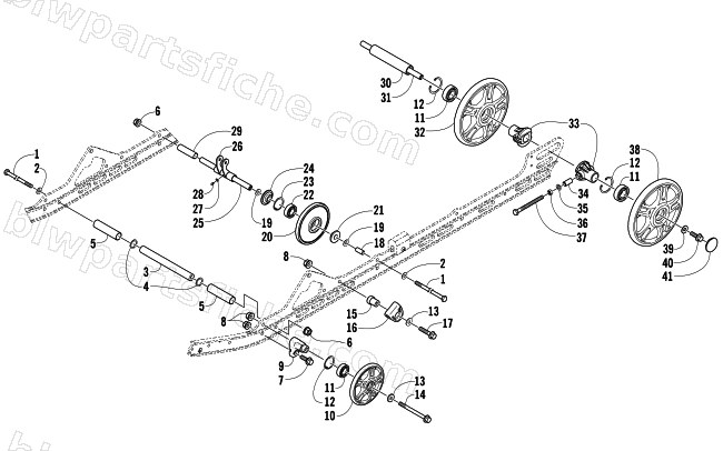 IDLER WHEEL ASSEMBLY diagram