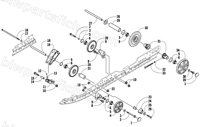 IDLER WHEEL ASSEMBLY diagram