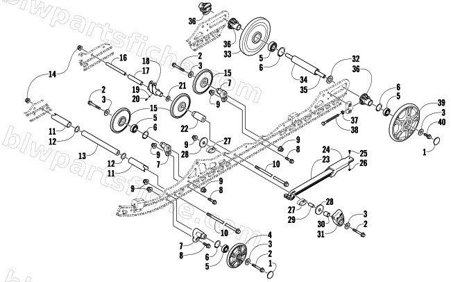 IDLER WHEEL ASSEMBLY diagram