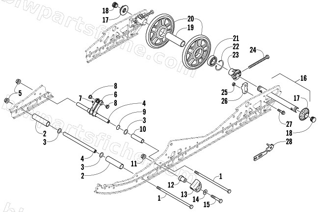 IDLER WHEEL ASSEMBLY diagram