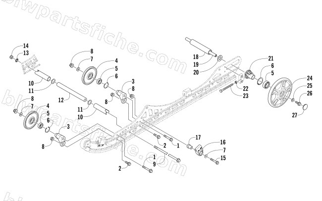 IDLER WHEEL ASSEMBLY diagram