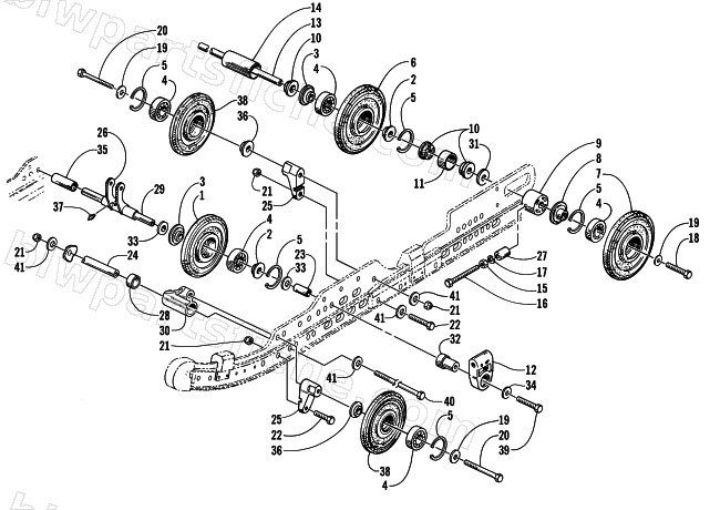 IDLER WHEEL ASSEMBLY diagram