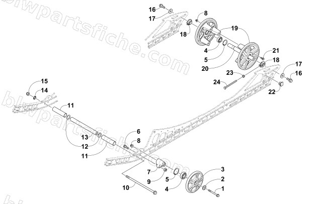 IDLER WHEEL ASSEMBLY diagram