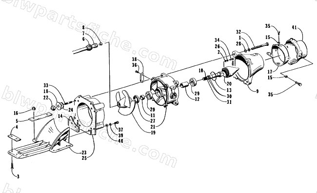IMPELLER DRIVE ASSEMBLY diagram