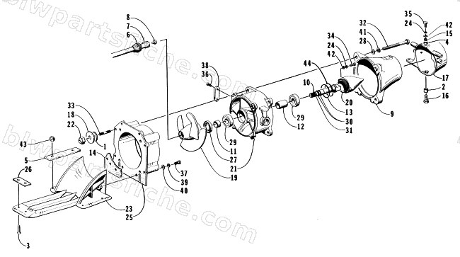IMPELLER DRIVE ASSEMBLY diagram