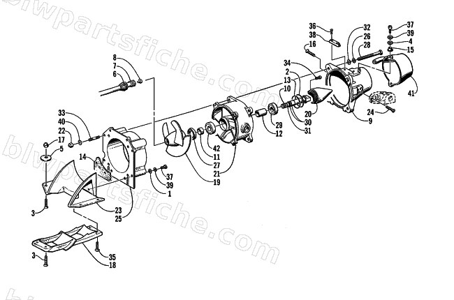 IMPELLER DRIVE ASSEMBLY diagram