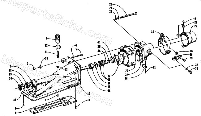 IMPELLER DRIVE ASSEMBLY diagram