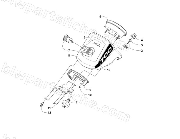 INSTRUMENT POD ASSEMBLY diagram