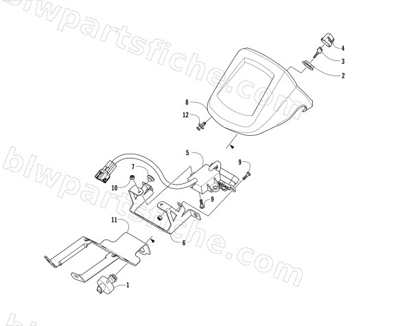 INSTRUMENT POD ASSEMBLY diagram