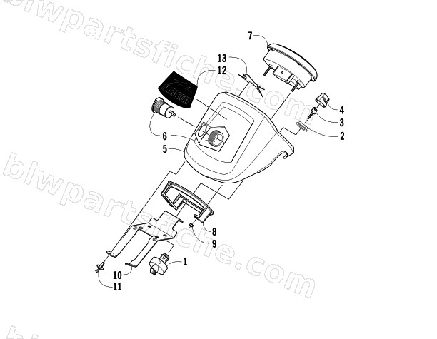 INSTRUMENT POD ASSEMBLY diagram