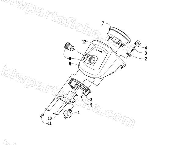 INSTRUMENT POD ASSEMBLY diagram