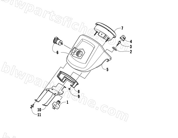 INSTRUMENT POD ASSEMBLY diagram