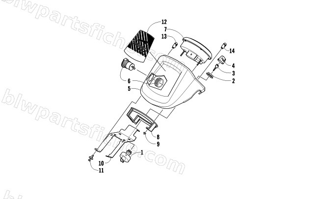 INSTRUMENT POD ASSEMBLY diagram