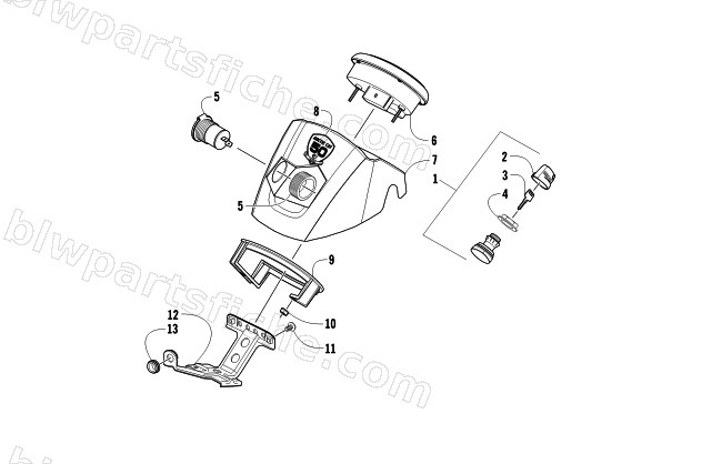 INSTRUMENT POD ASSEMBLY diagram