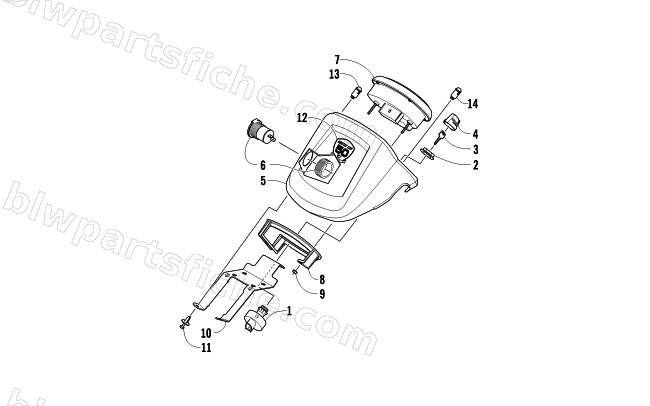 INSTRUMENT POD ASSEMBLY diagram