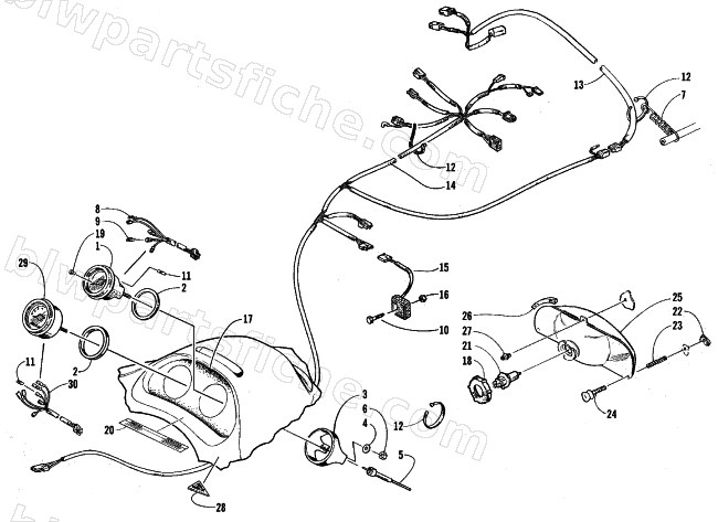 INSTRUMENTS AND WIRING ASSEMBLIES diagram