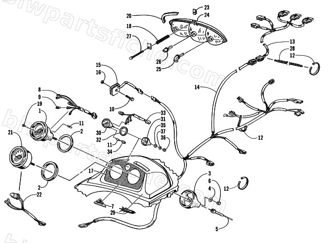 INSTRUMENTS AND WIRING ASSEMBLIES diagram