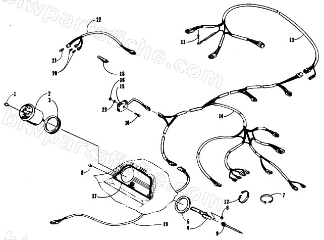 INSTRUMENTS AND WIRING ASSEMBLIES diagram