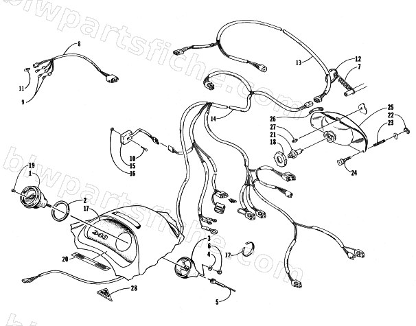 INSTRUMENTS AND WIRING ASSEMBLIES diagram