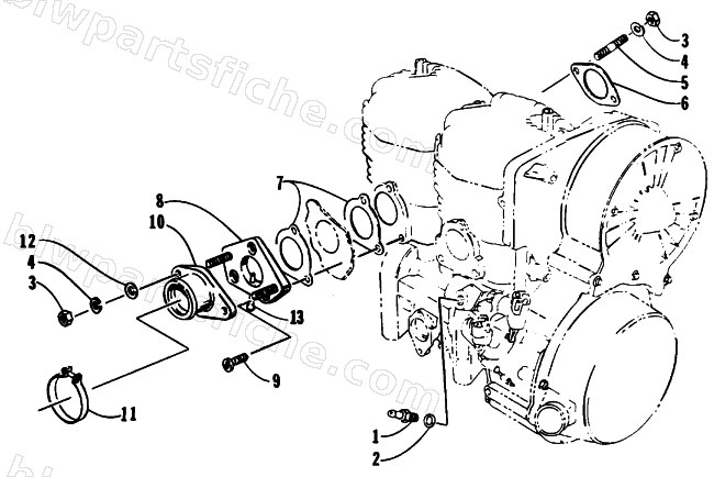INTAKE ASSEMBLY diagram