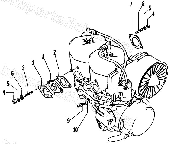 INTAKE ASSEMBLY diagram