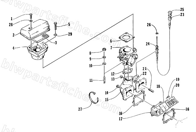 INTAKE ASSEMBLY diagram