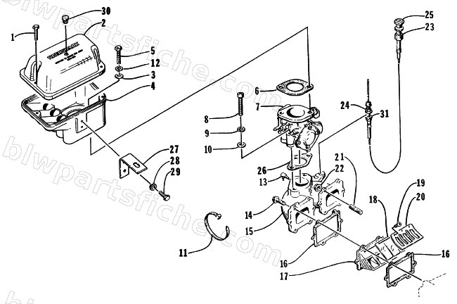 INTAKE ASSEMBLY diagram