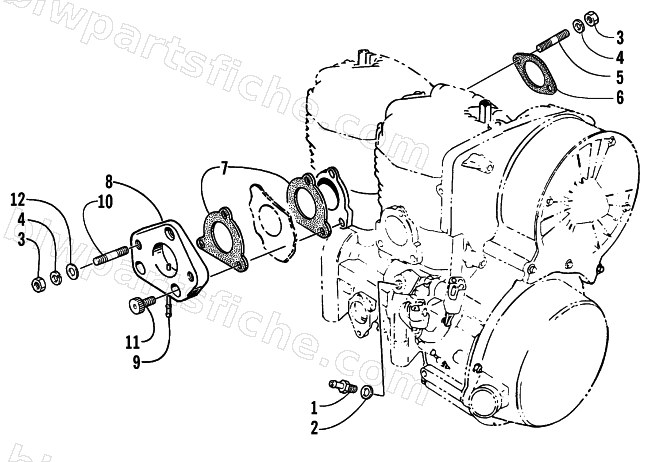 INTAKE ASSEMBLY diagram