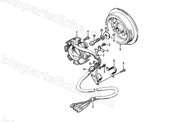 MAGNETO ASSEMBLY diagram
